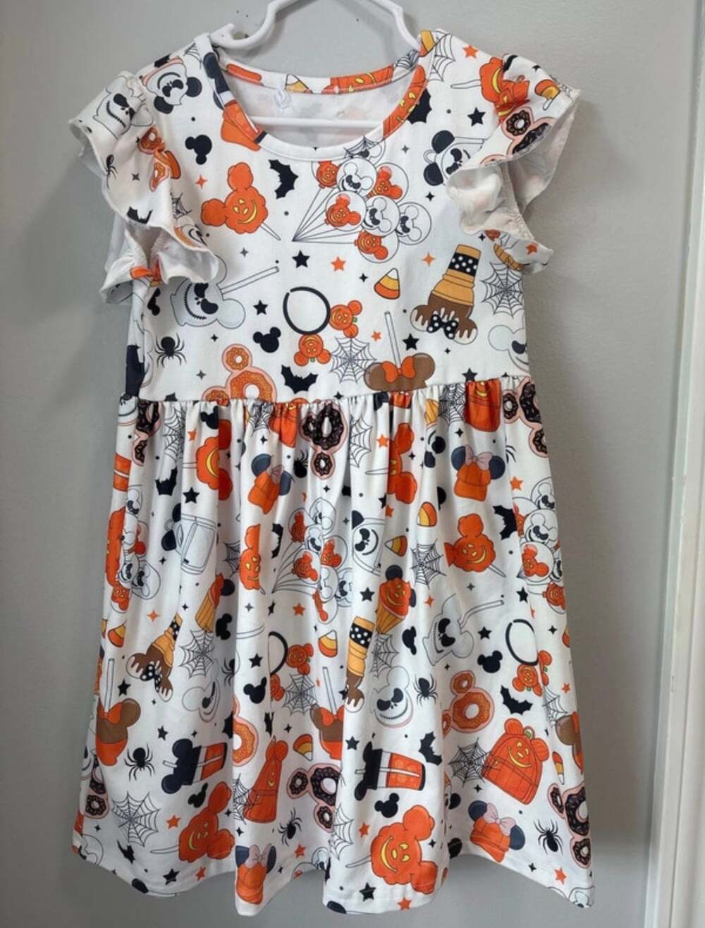 Disney Parks Mickey Halloween Treats Ruffle Dress